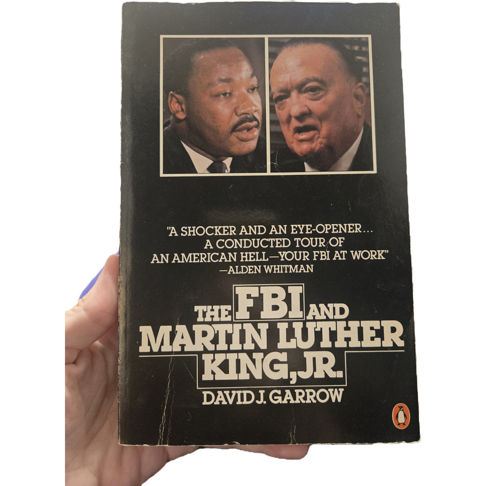 The FBI and Martin Luther King Jr David J Garrow Vintage Paperback 1983 Book